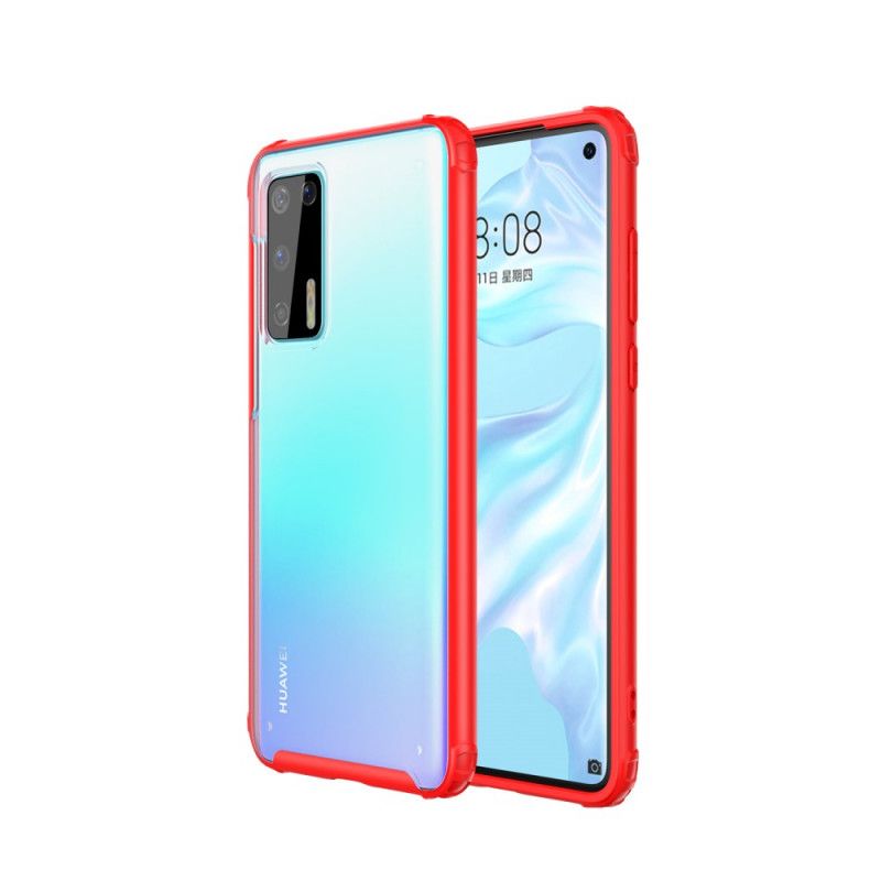 Skal Huawei P40 Svart Hybrid Silikonfälg Design