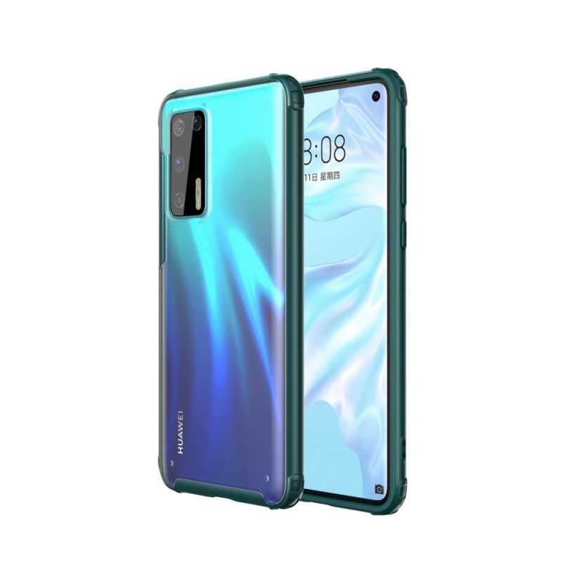 Skal Huawei P40 Svart Hybrid Silikonfälg Design