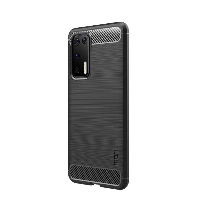 Skal Huawei P40 Svart Mofi Borstat Kolfiber