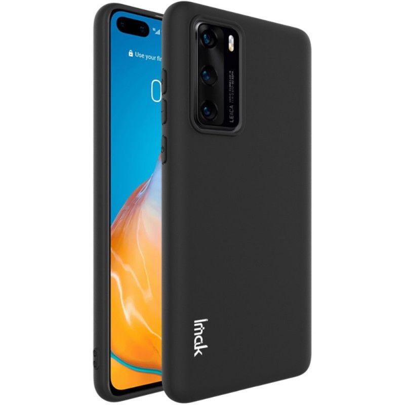 Skal Huawei P40 Svart Uc-1-Serie Silikonmatta Imak