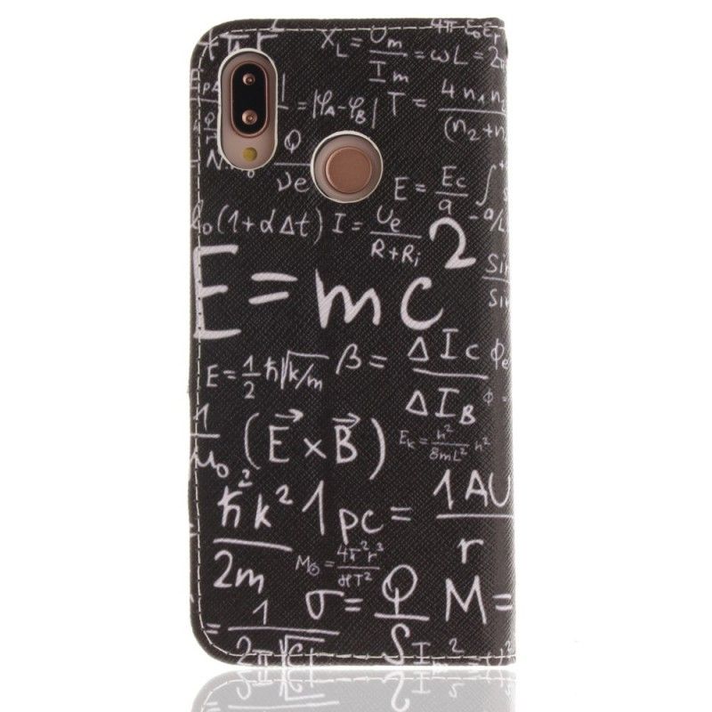 Läderfodral Huawei P20 Lite Mobilskal Matematiska Beräkningar