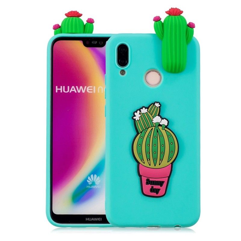 Skal för Huawei P20 Lite 3D Kaktus Galenskap