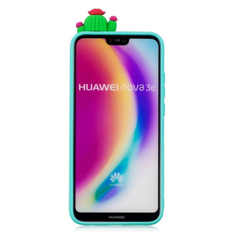 Skal för Huawei P20 Lite 3D Kaktus Galenskap