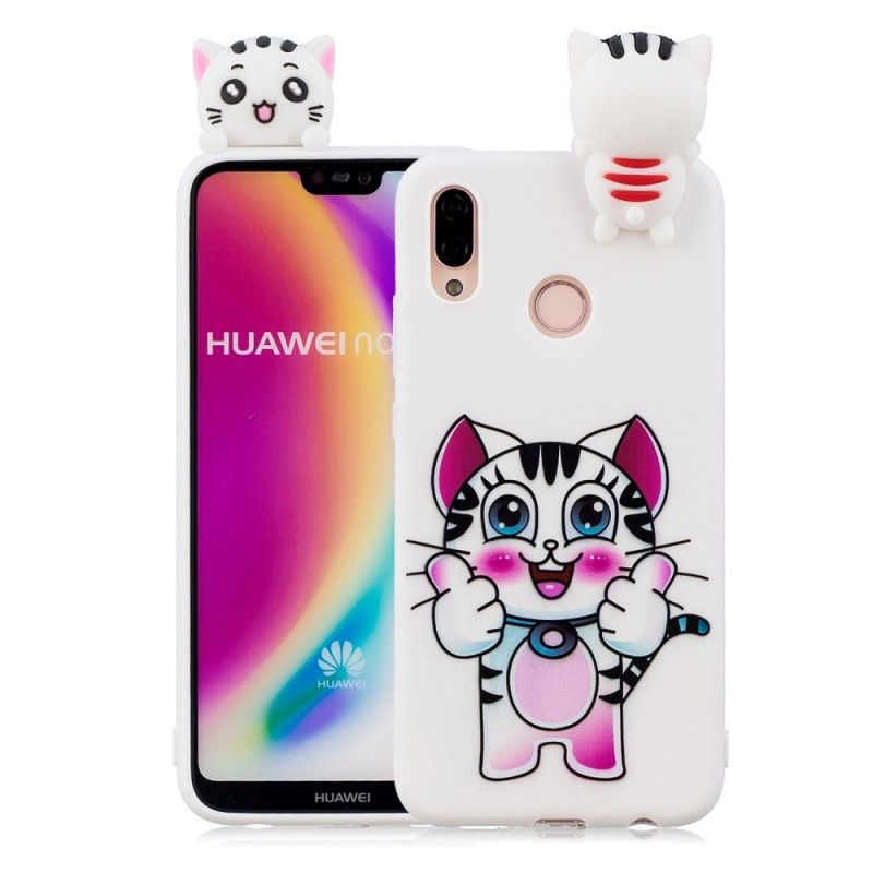 Skal för Huawei P20 Lite 3D Min Katt