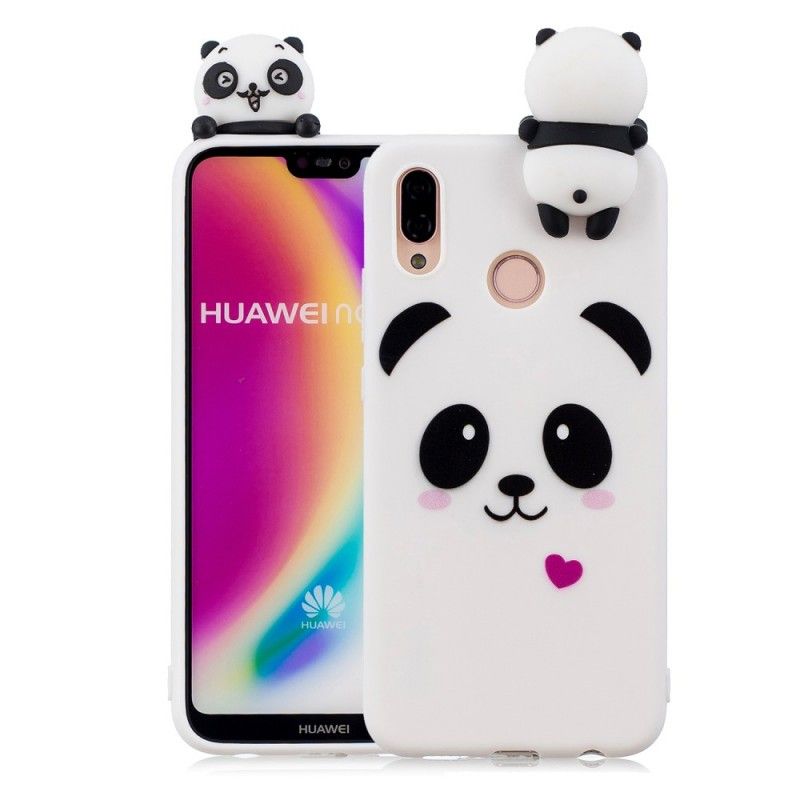 Skal för Huawei P20 Lite Rolig 3D Panda