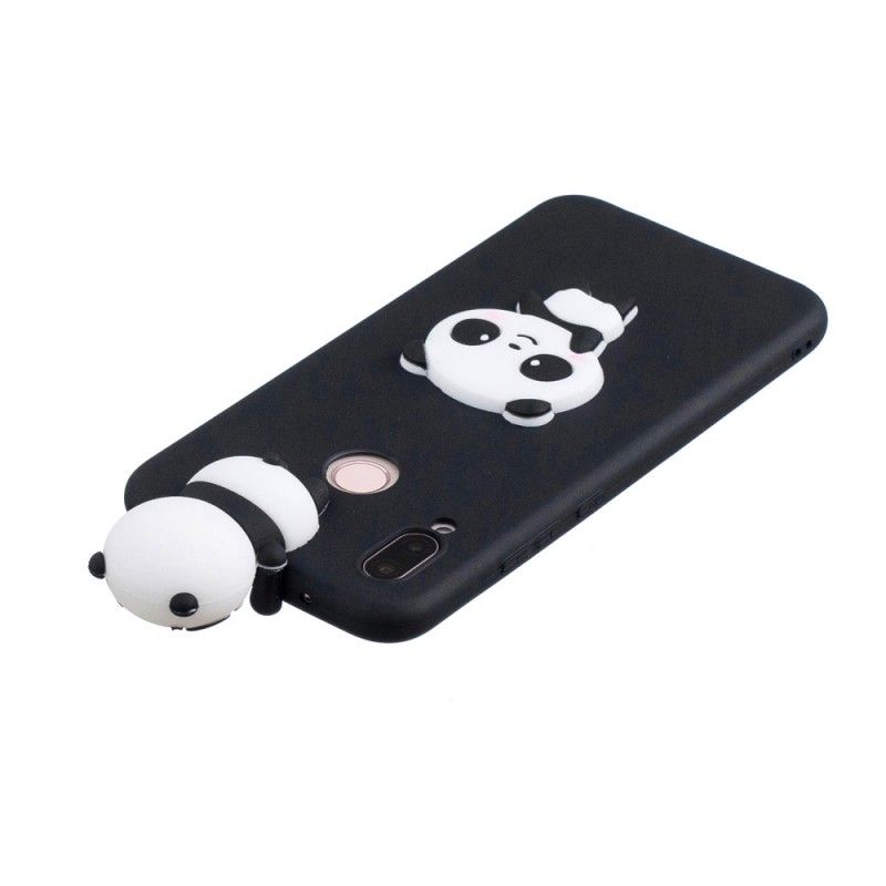 Skal för Huawei P20 Lite Svart 3D Min Panda