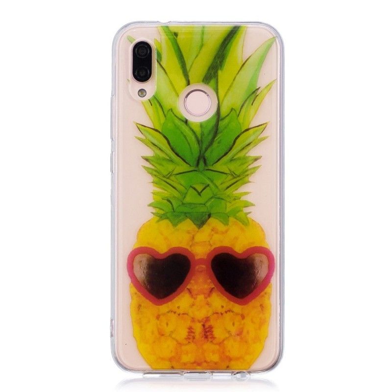 Skal för Huawei P20 Lite Transparent Inkognito Ananas