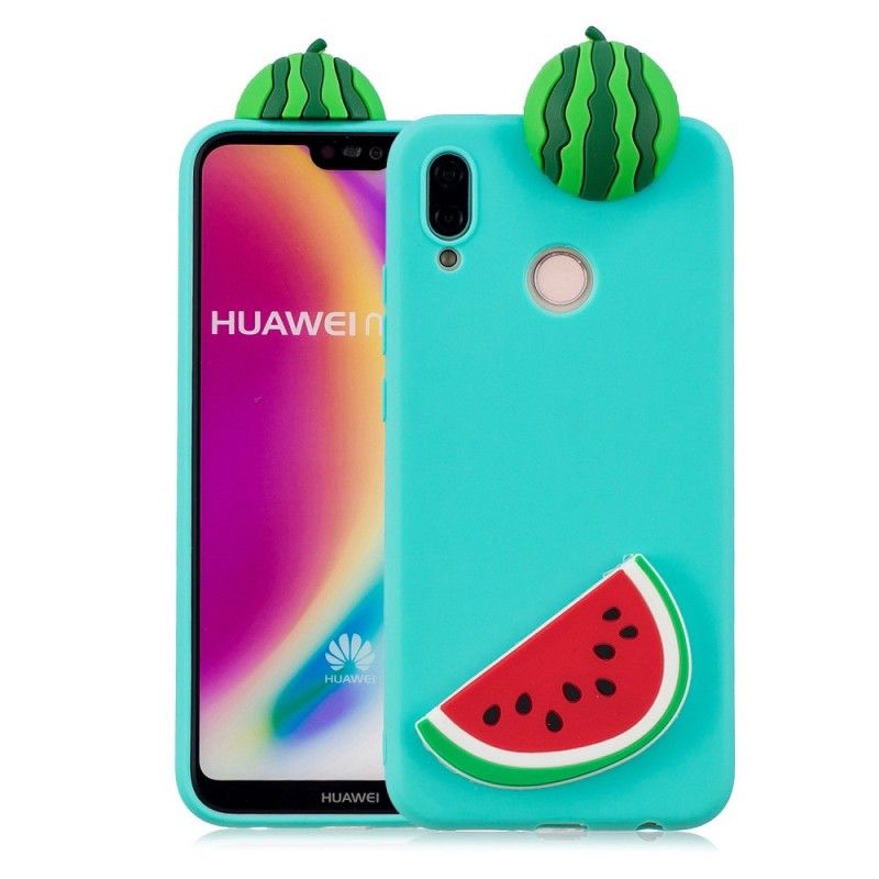 Skal Huawei P20 Lite 3D Vattenmelon