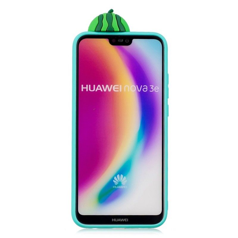 Skal Huawei P20 Lite 3D Vattenmelon