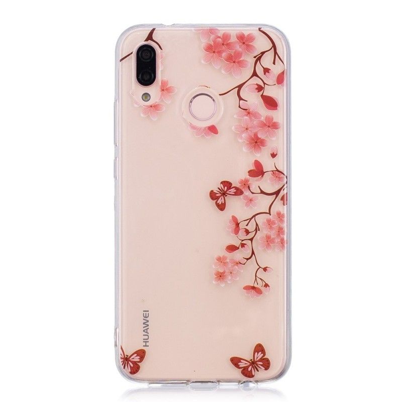 Skal Huawei P20 Lite Genomskinligt Blommande Träd