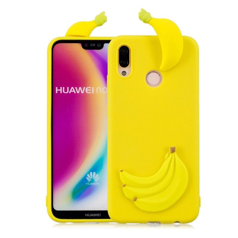 Skal Huawei P20 Lite Mobilskal 3D Banan