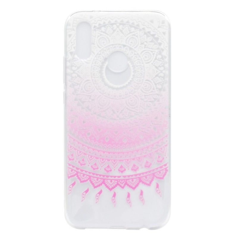 Skal Huawei P20 Lite Rose Transparent Färgglad Mandala