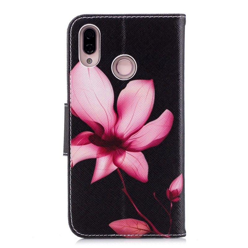 Skyddsfodral Huawei P20 Lite Rosa Blomma