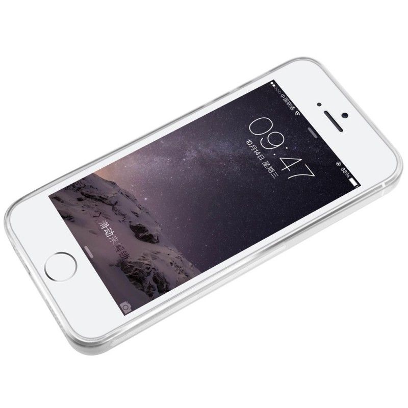 Skal iPhone 5 / 5S / SE Vit Transparent Nillkin