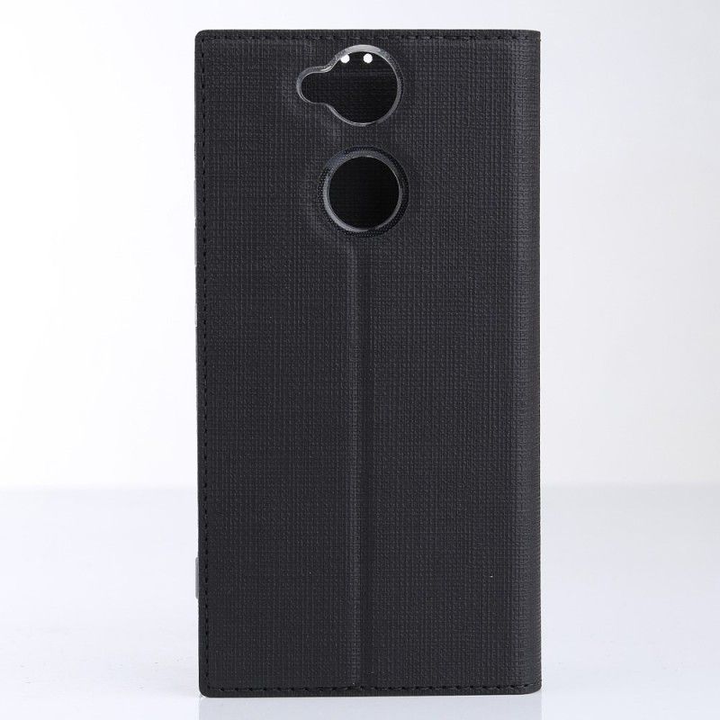 Folio-fodral Sony Xperia XA2 Svart Strukturerad