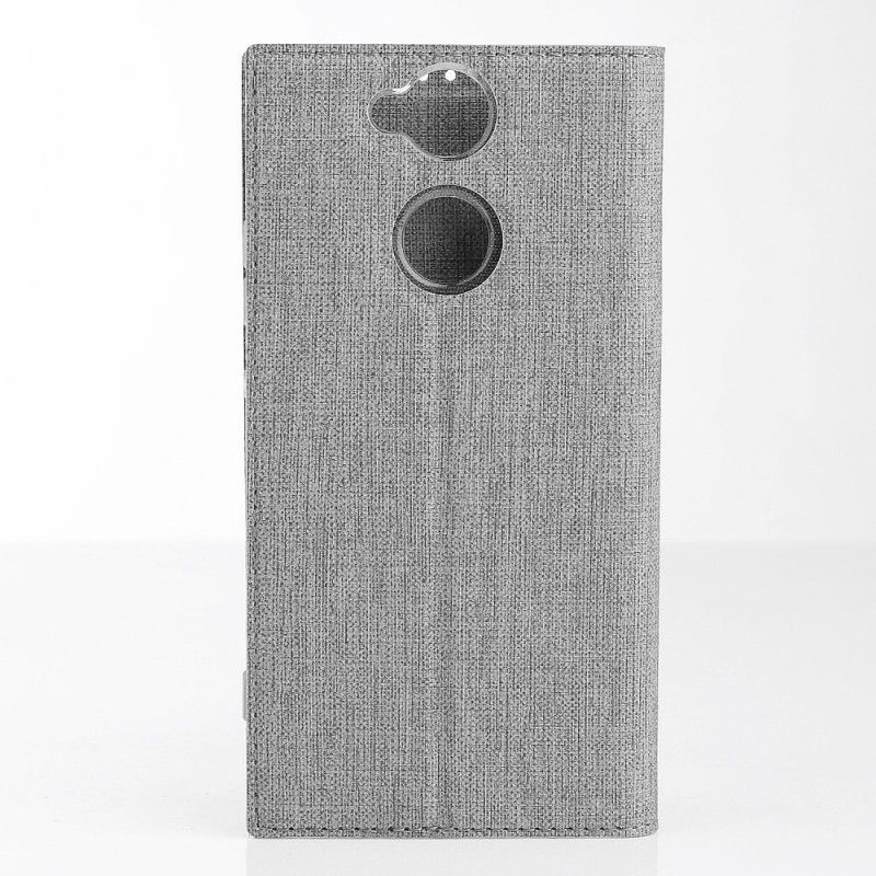 Folio-fodral Sony Xperia XA2 Svart Strukturerad