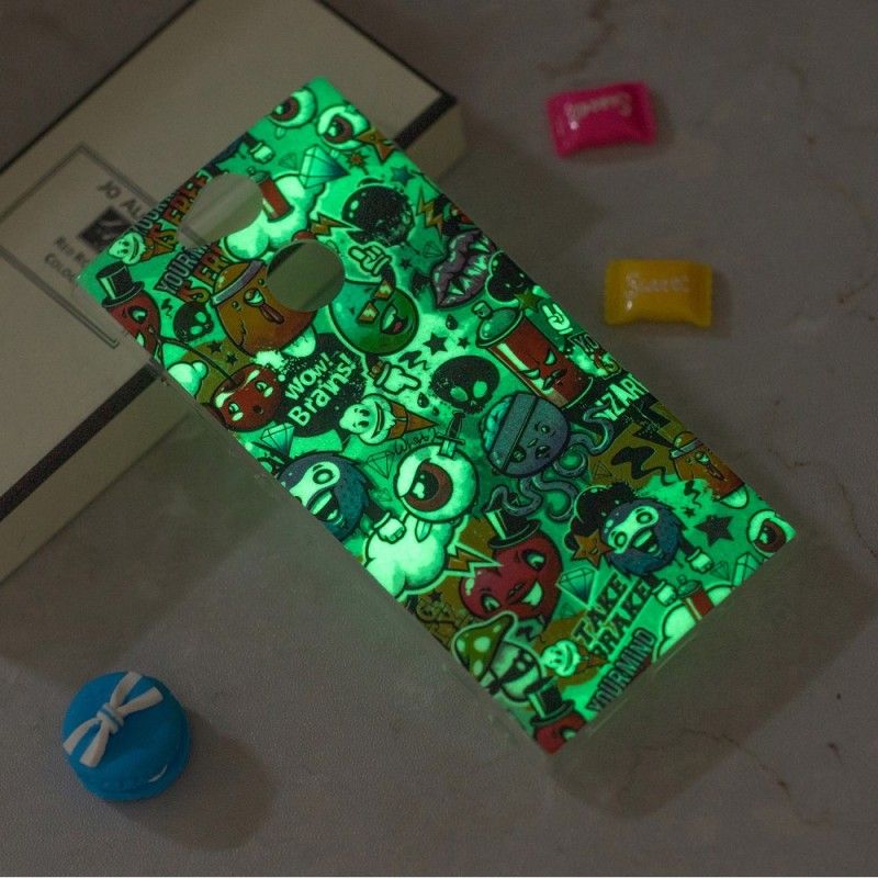 Skal Sony Xperia XA2 Fluorescerande Galenskap