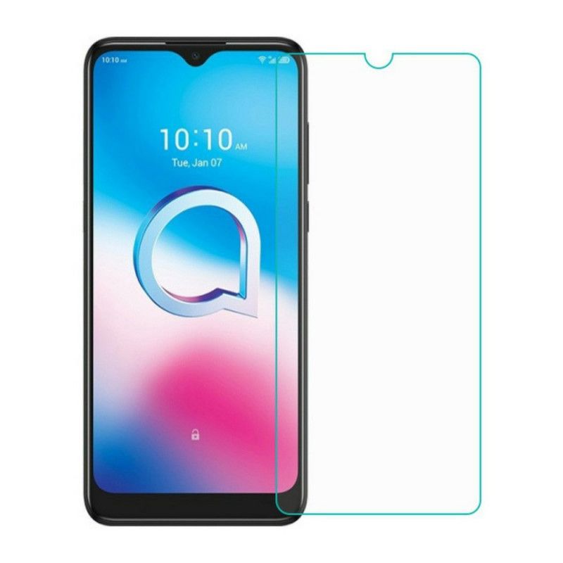 Bågkant (0.3 Mm) Härdat Glas Skydd För Alcatel 3X (2019) Skärm