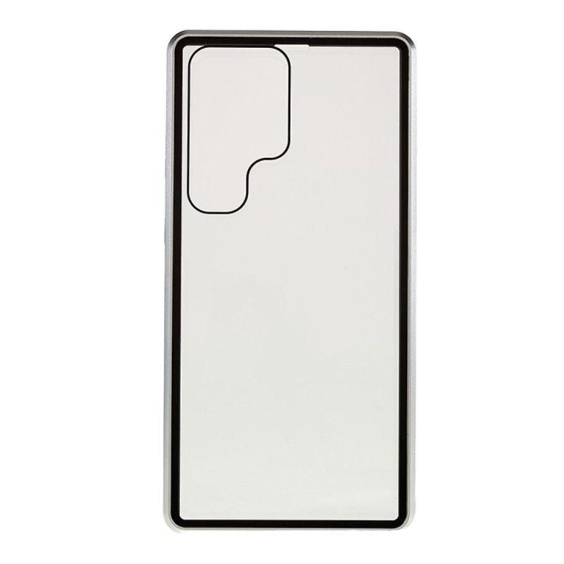 Skal För Samsung Galaxy S24 Ultra 5g Magnetiskt Härdat Glas Och Dubbelt Skydd