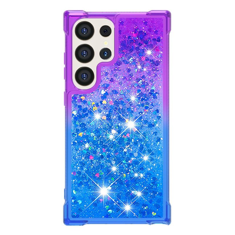 Skal Samsung Galaxy S24 Ultra 5g Telefonfodral Flytande Glitter