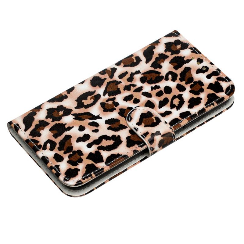 Skyddsfodral Samsung Galaxy S24 Ultra 5g Leopardtrycksband