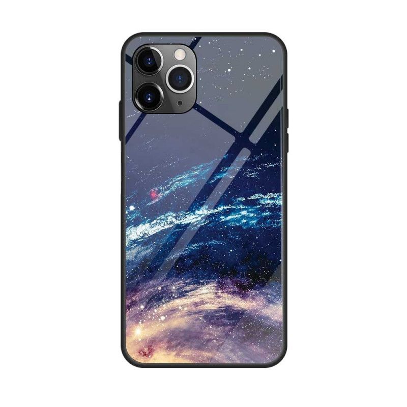 Skal för iPhone 12 Pro Max Mörkblå Galaxkonstellation