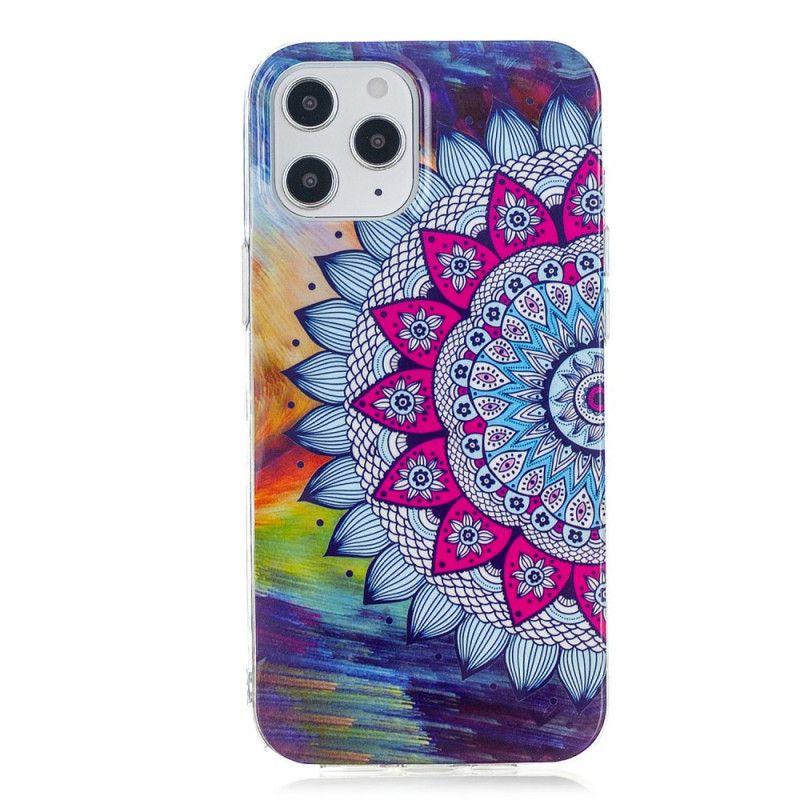 Skal iPhone 12 Pro Max Fluorescerande Mandala