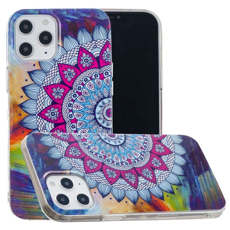 Skal iPhone 12 Pro Max Fluorescerande Mandala