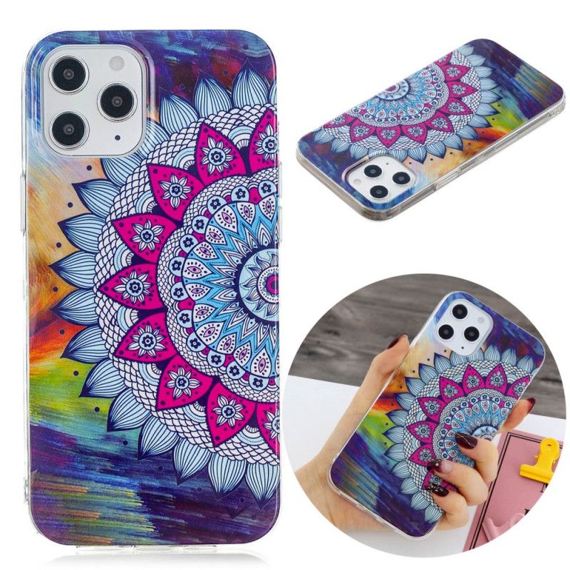 Skal iPhone 12 Pro Max Fluorescerande Mandala