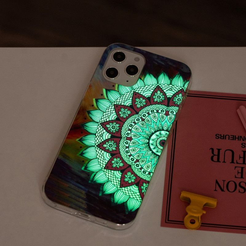 Skal iPhone 12 Pro Max Fluorescerande Mandala