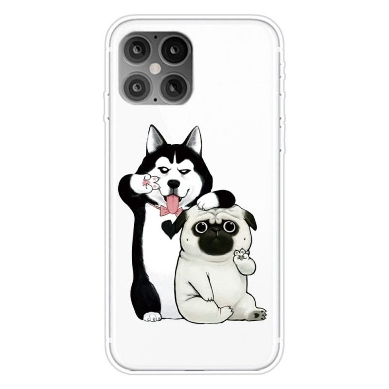 Skal iPhone 12 Pro Max Mobilskal Roliga Hundar