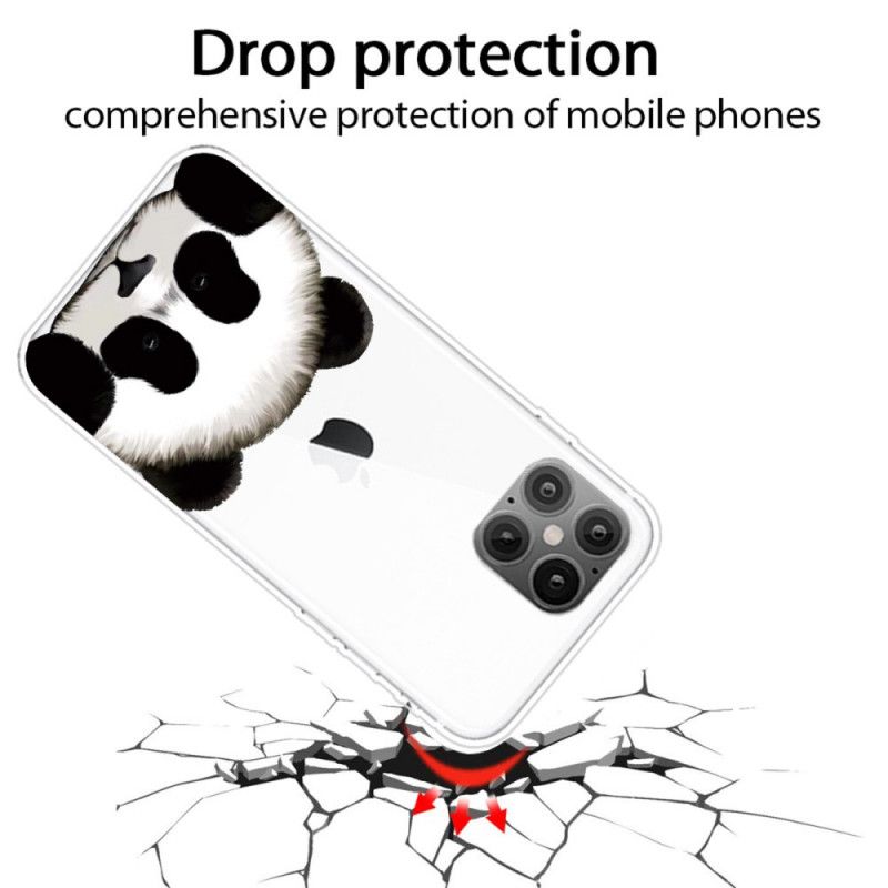 Skal iPhone 12 Pro Max Mobilskal Transparent Panda