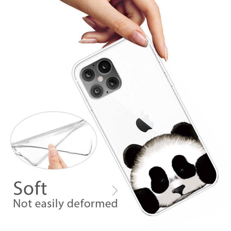 Skal iPhone 12 Pro Max Mobilskal Transparent Panda