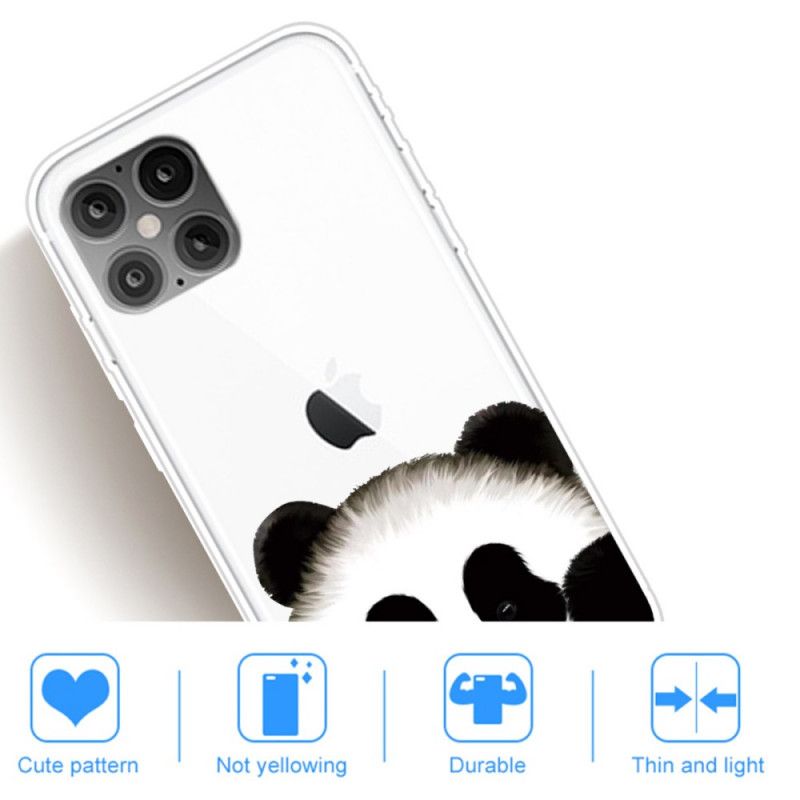 Skal iPhone 12 Pro Max Mobilskal Transparent Panda
