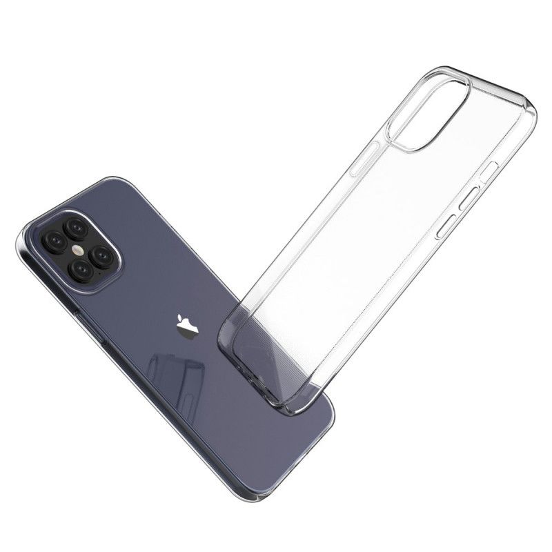 Skal iPhone 12 Pro Max Mobilskal Transparent Silikonfinhet