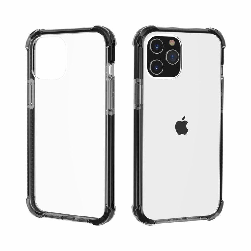 Skal iPhone 12 Pro Max Svart Genomskinliga Krockkuddar