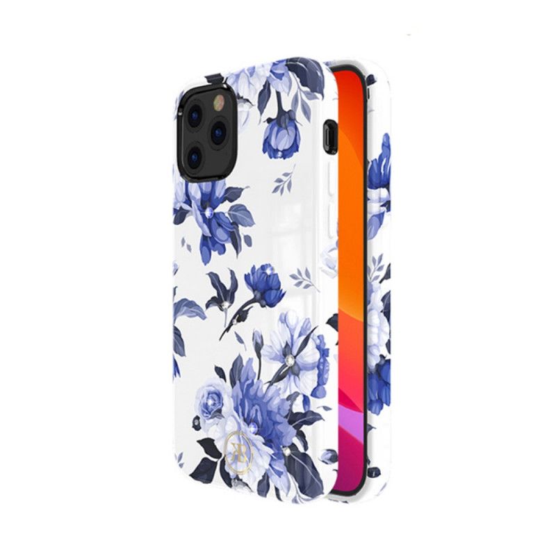 Skal iPhone 12 Pro Max Svart Kingxbar Blommor