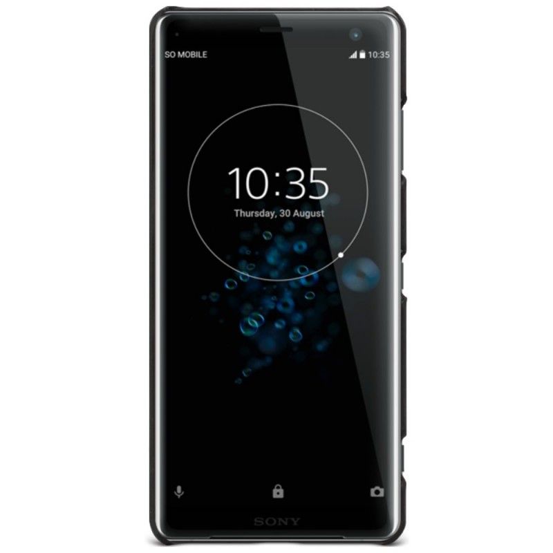 Skal för Sony Xperia XZ3 Svart Lädereffekt I Imak Ruiyi-Serien