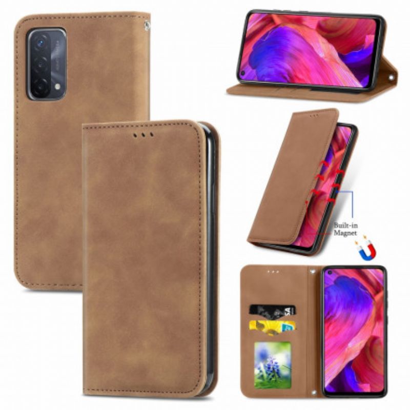 Folio-fodral Oppo A54 5g / A74 5g Skin-touch