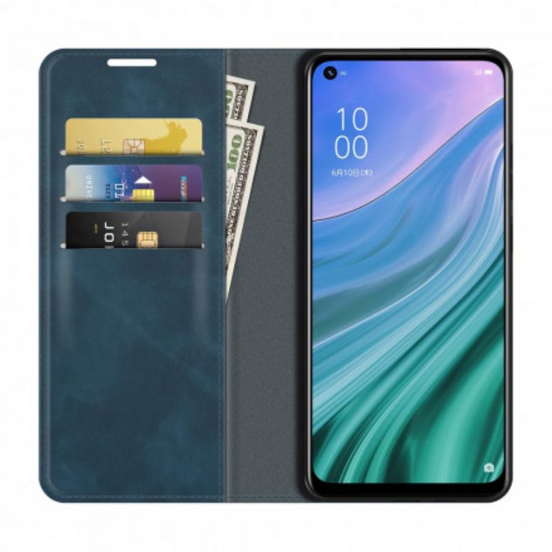 Folio-fodral Oppo A54 5g / A74 5g Telefonfodral Skin-touch