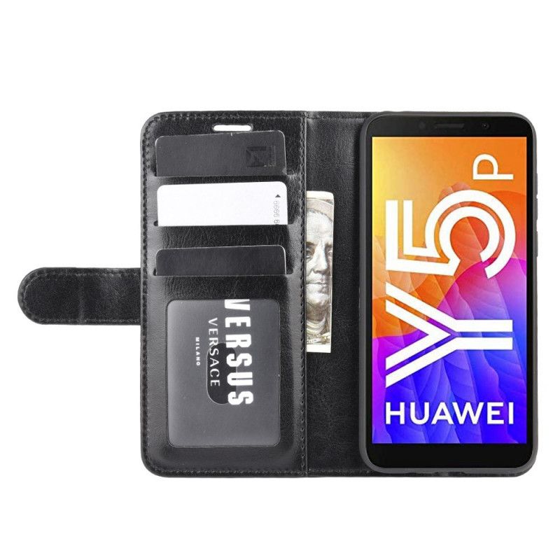 Fodral för Huawei Y5p Svart Ultra Konstläder