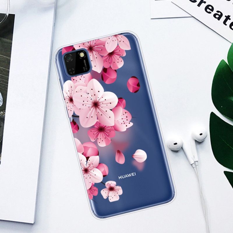 Skal för Huawei Y5p Premium Blommigt