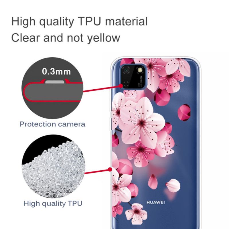 Skal för Huawei Y5p Premium Blommigt