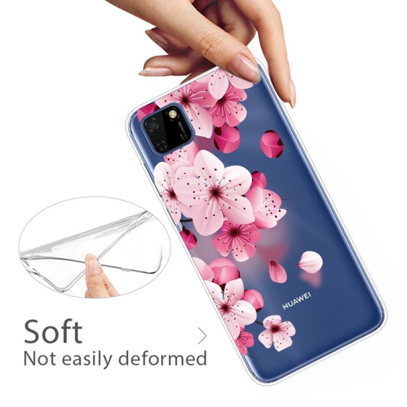 Skal för Huawei Y5p Premium Blommigt