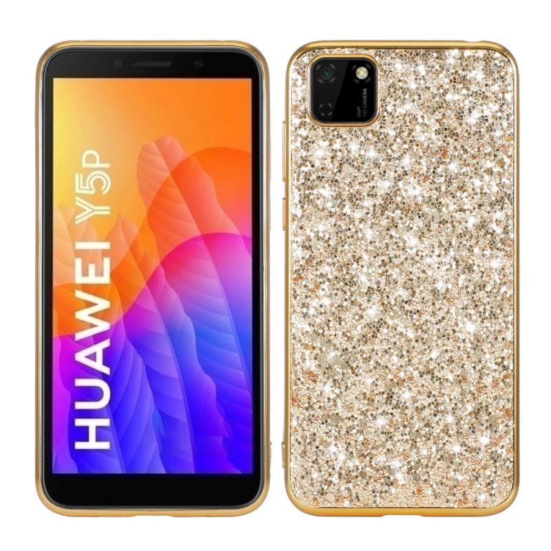 Skal Huawei Y5p Svart Jag Är Glitter