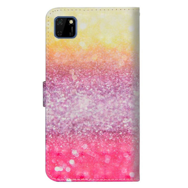 Skyddsfodral Huawei Y5p Gradient Magenta Glitter