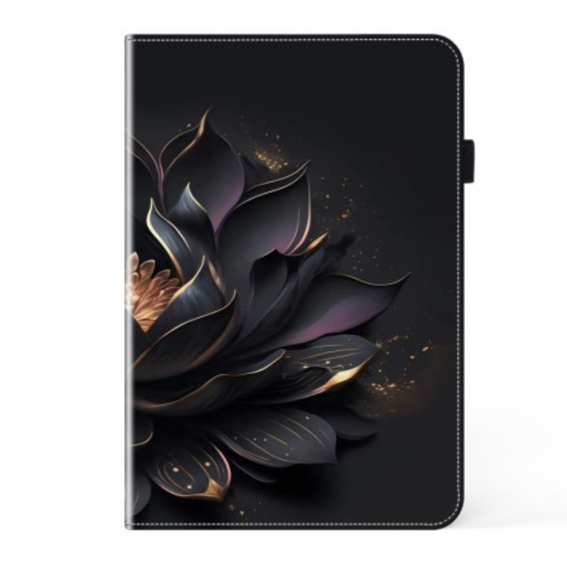 Fodral För Samsung Galaxy Tab S9 Fe Lila Lotus