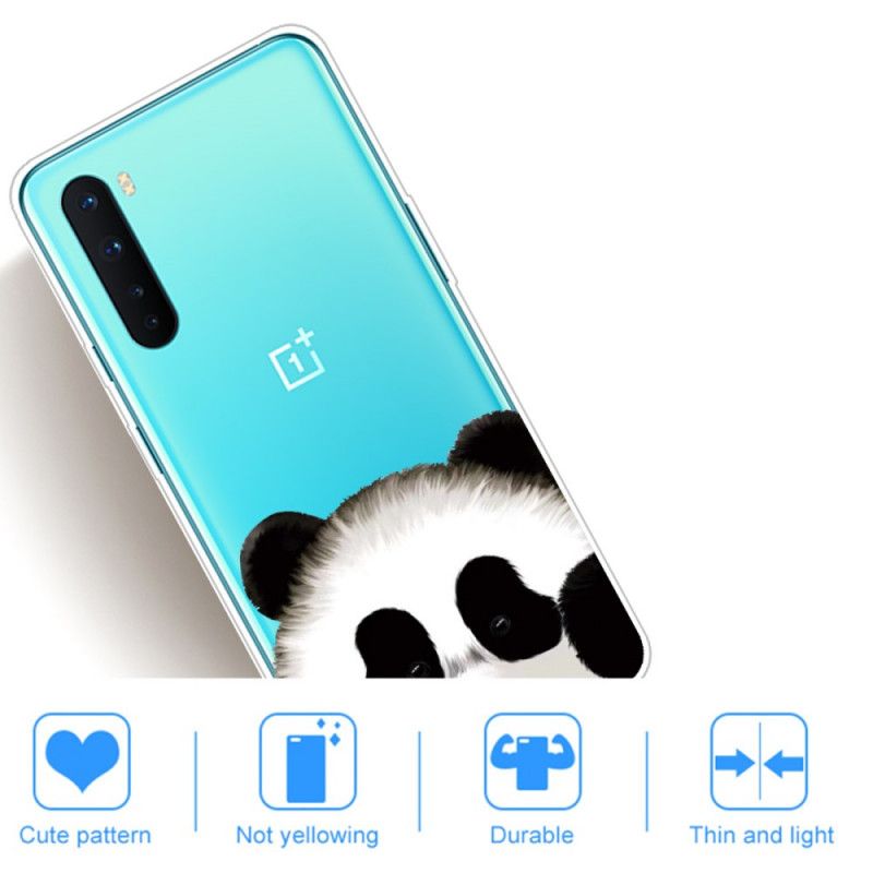 Skal för OnePlus Nord Transparent Panda