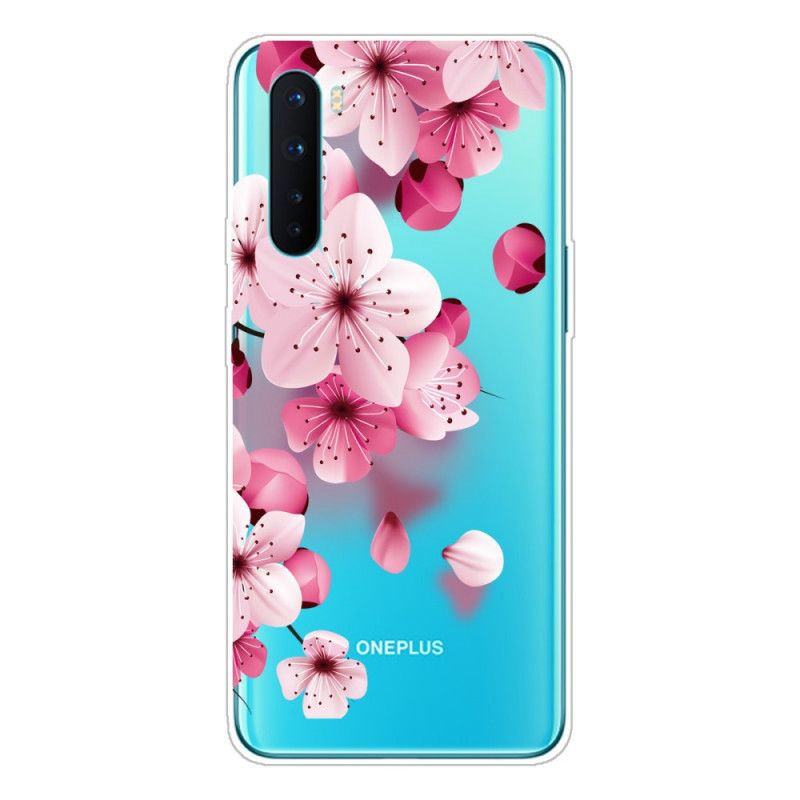 Skal OnePlus Nord Magenta Premium Blommigt