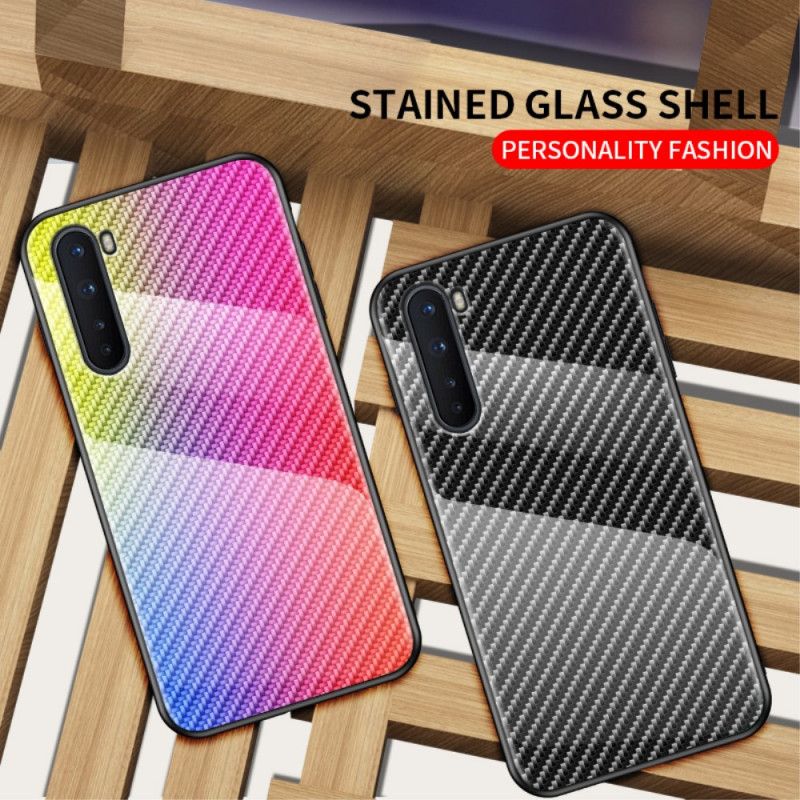 Skal OnePlus Nord Svart Kolfiberhärdat Glas